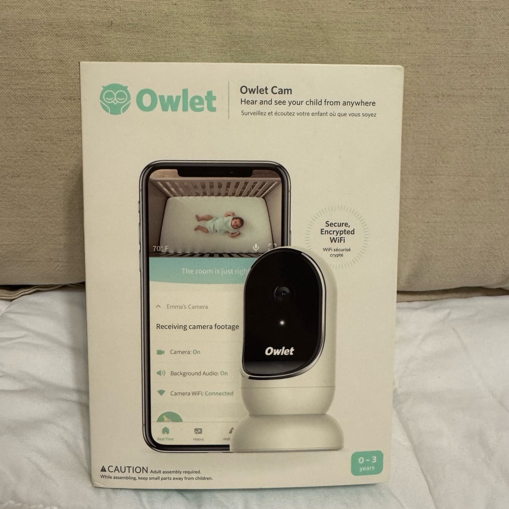 Owlet Cam - Secure Baby Monitor in White